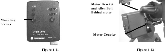 De motoraandrijving bedienen