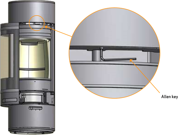 HOOGTE-INSTELLING VAN DE BOVENSTE MODULE