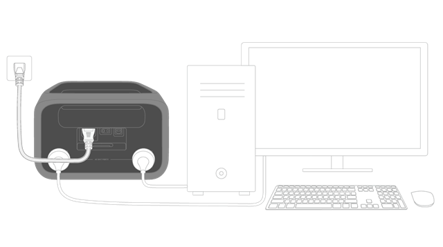 Back-up voor essenti&euml;le apparaten