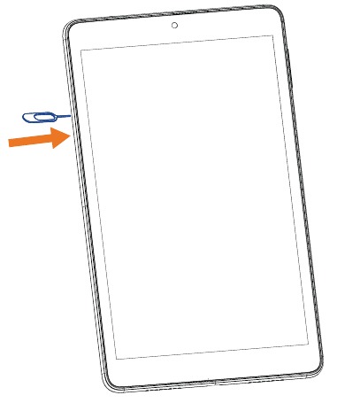 Uw tablet instellen - Stap 1