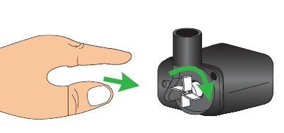 Pomp reinigen / Probleemoplossing - Stap 4