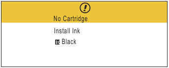 De inktcartridges installeren - Stap 1