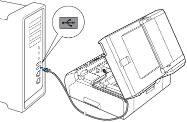 Installatie voor gebruikers met een USB-interface op Macintosh