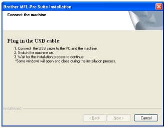 Installatie voor gebruikers met een USB-interface op Windows - Stap 7