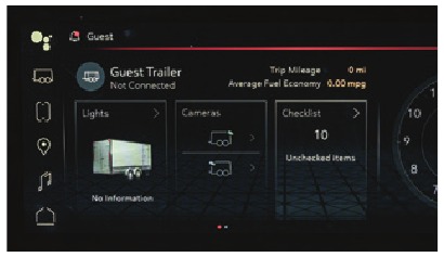 TRAILER-APP IN DE AUTO