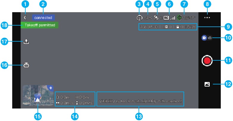 PotensicPro App - Vluchtinterface