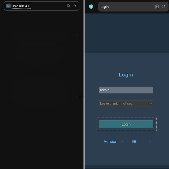 Toegang tot de Web UI