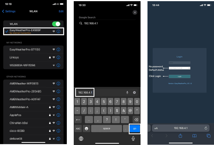 Handmatig toevoegen in de ecowitt-app - Stap 2