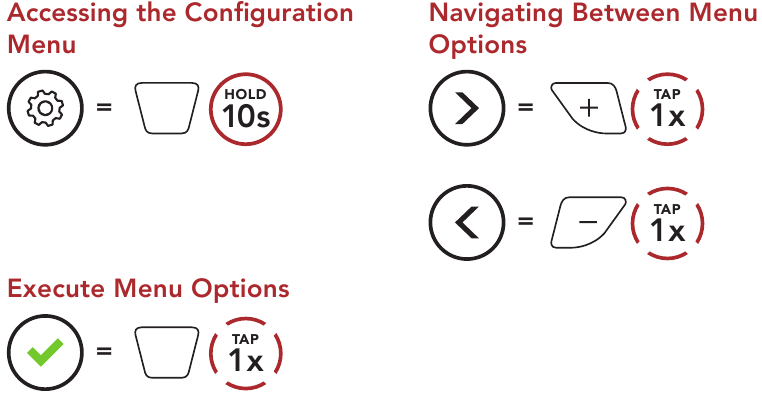 CONFIGURATIEMENU