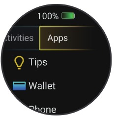 Apps menu