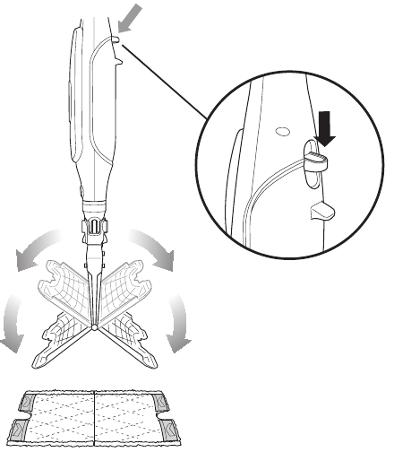 UW AUTOMATIC STEAM MOP GEBRUIKEN - Stap 2