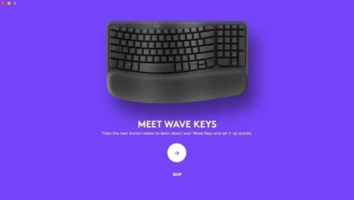 Wave Keys aanpassen met de Logitech Options+ app - Stap 2