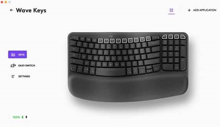 Wave Keys aanpassen met de Logitech Options+ app - Stap 3