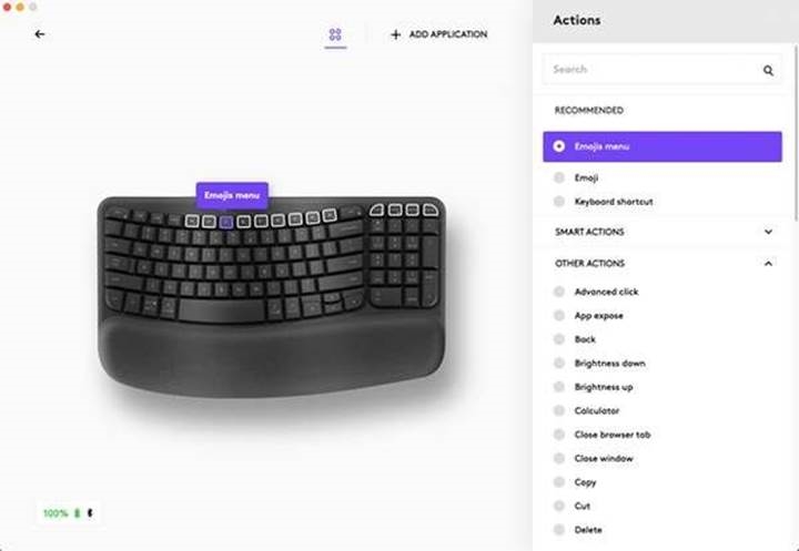 Wave Keys aanpassen met de Logitech Options+ app - Stap 4