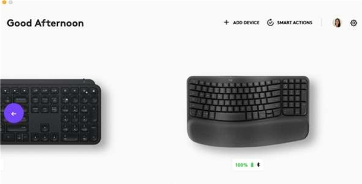 Wave Keys aanpassen met de Logitech Options+ app - Stap 1