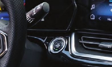 De motor starten/Aan