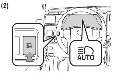 Automatisch grootlicht (AHB) - Stap 2
