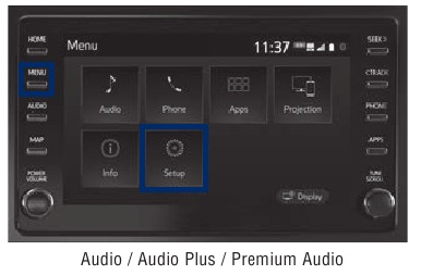 Bluetooth &reg; Koppelen voor uw telefoon - Stap 1