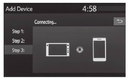 Bluetooth &reg; Koppelen voor uw telefoon - Stap 6