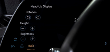 MEERKLEUREN HEAD-UP DISPLAY