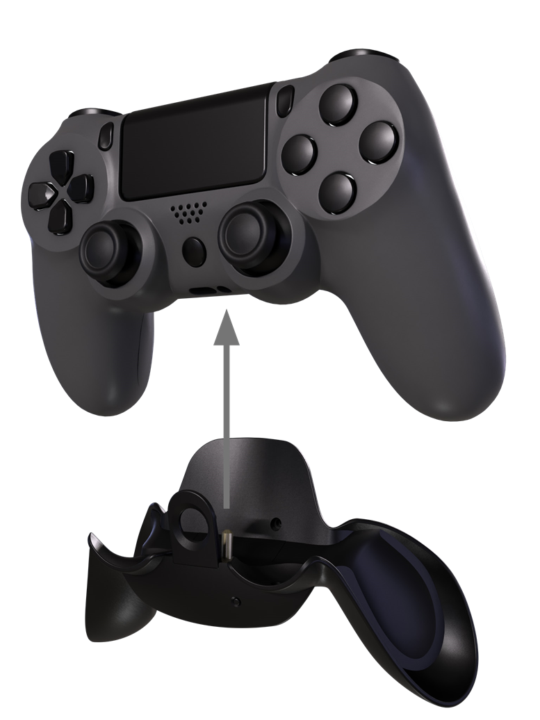 De Strike Pack Back Button Adapter bevestigen