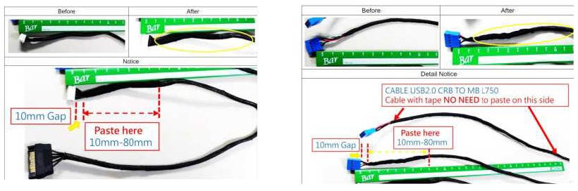 Kabel voor 2D(Metal side door) & 4D(Plastic side door) only
