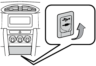 FUNCTIES & BEDIENING - De AUX/USB-poort gebruiken