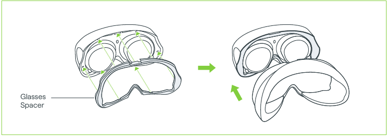 Uw headset en controllers voorbereiden - Stap 3