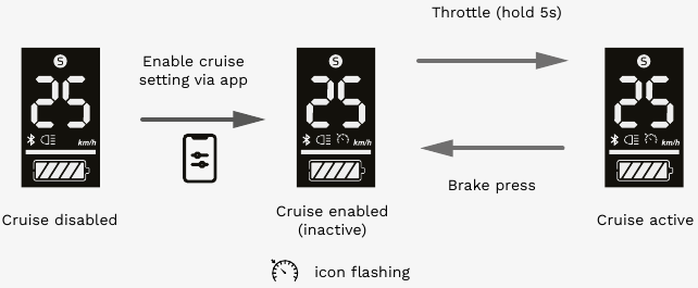 Displayoverzicht - Deel 2 - Cruise control