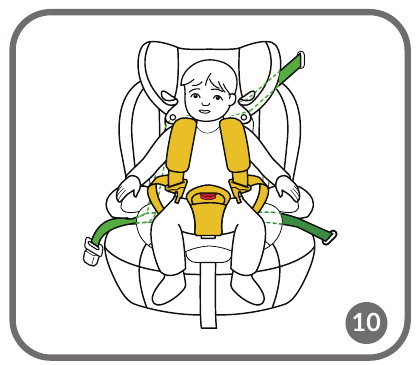 STOELINSTALLATIE (76 &ndash; 105 CM GROEP) - Stap 8
