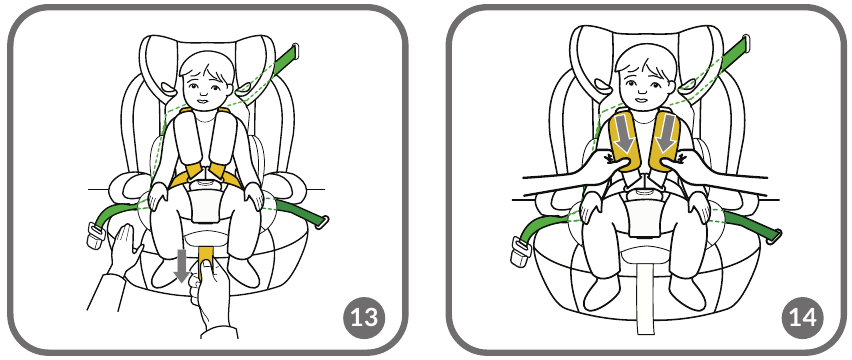 STOELINSTALLATIE (76 &ndash; 105 CM GROEP) - Stap 10