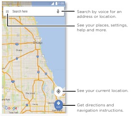 kaart van Google Maps