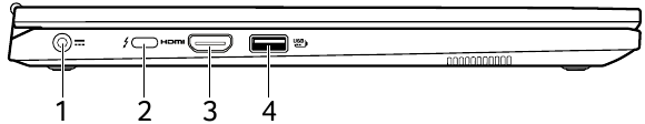 Uw Acer-notebooktour - Linkerzijde