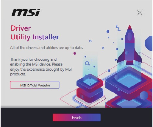 Stuurprogramma installeren met MSI Driver Utility - Stap 3