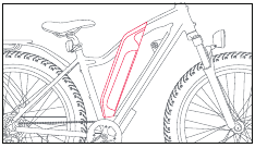 Oplaadprocedure voor opladen buiten de fiets - Stap 1