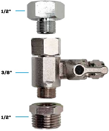 Installatie - Koudwaterkraanadapter - Stap 1