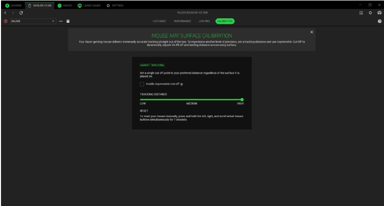 JE APPARAAT CONFIGUREREN - Subtabblad Kalibratie