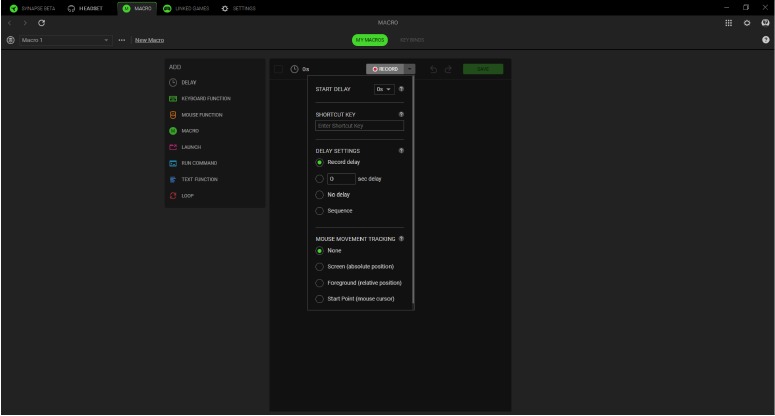 Configureren - Macro - Stap 2