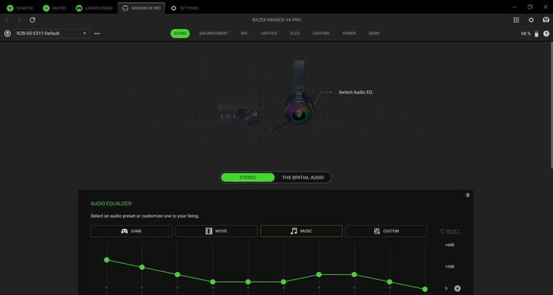 UW RAZER-HEADSET CONFIGUREREN - Geluid
