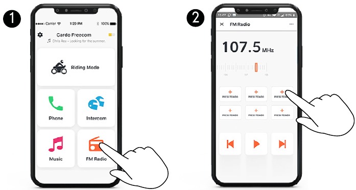 Radio - Voorkeuzenders instellen
