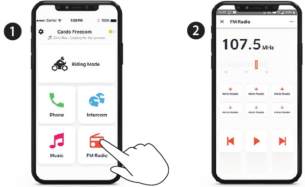 Radio - Voorkeurzenders instellen