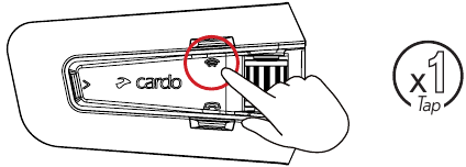 Intercom starten/stoppen - Bestuurder A