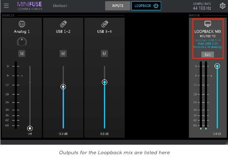 Loopback-opname - macOS - Stap 2