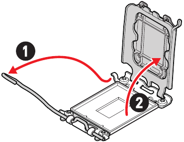 Een processor installeren - Stap 1