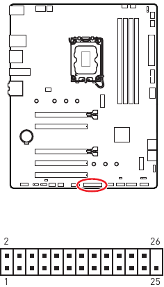 JLPT1: Parallelle poortconnector