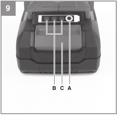 Accucapaciteit-indicator