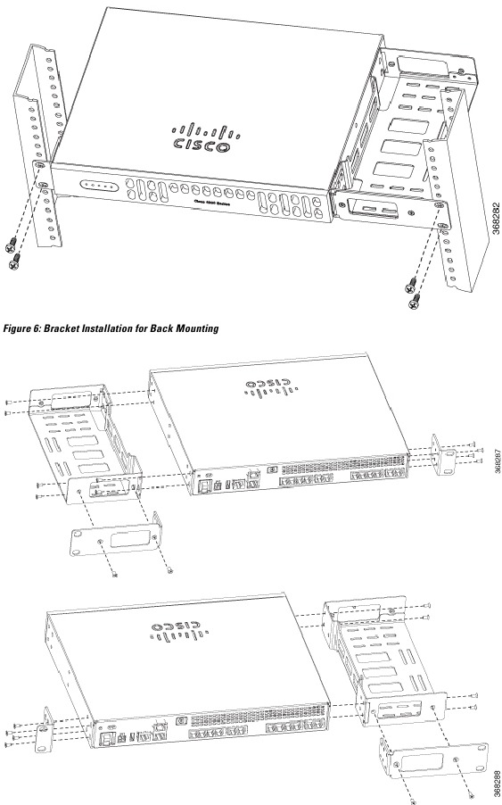 Het chassis in een rack monteren - Stap 2