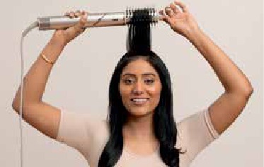 Blow-out met ronde borstel - Stap 3