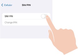 Schakel de simkaartpincode uit op het iOS-systeem