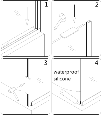 Configuratie 3: 30' installatie van het terugkeerpaneel - Stap 7